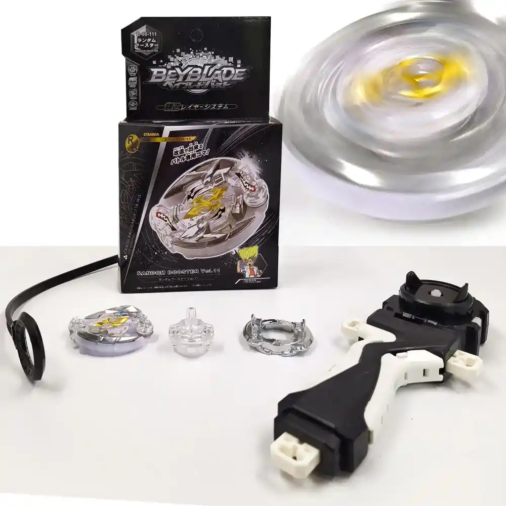 Beyblade Juguetes Trompo Lanzador Tornado Jugueteria