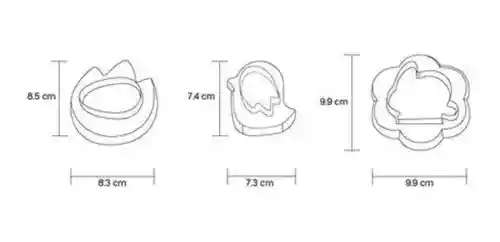3 Moldes Para Galleta