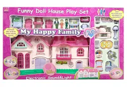 Juguete Casa De Muñecas Set My Happy Family Juguete Y Accesorios Ref 16525