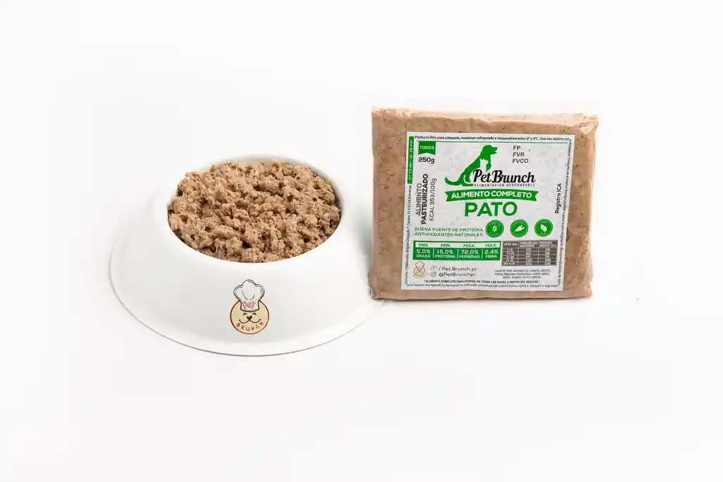 Pet Brunch Alimento Para Perro Sabor Pato 250 G