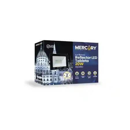 Reflector Led Tableta 20w 6500k Irl27 Mercury