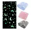 Cobija Manta Luminosa Magica Brilla En Oscuridad Cama Niños