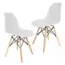 Kit De 2 Sillas Eames Moderna Minismalista Silla Comedor