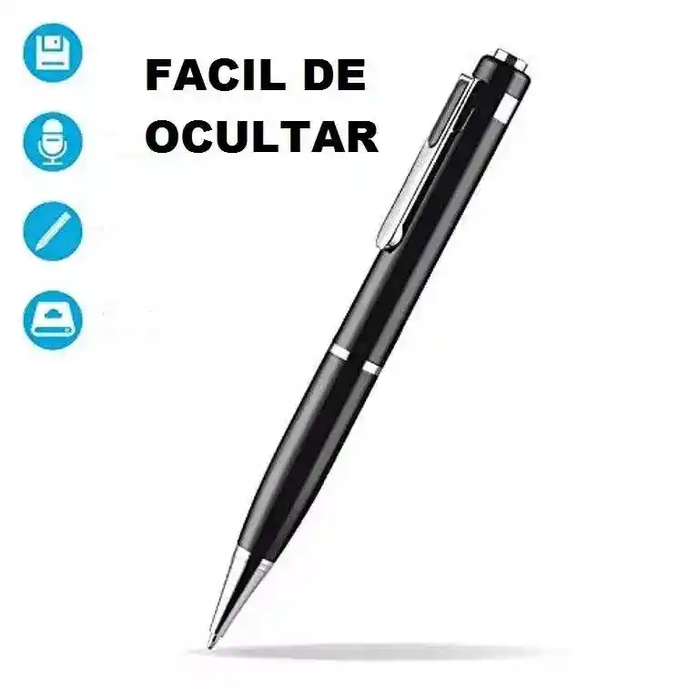 Grabadora De Voz Periodista Espia Lapicero Usb Portatil 8 Gb