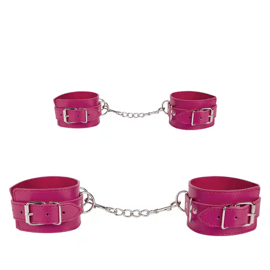 Juego Esposas Wrist & Ankle Restraints Magenta