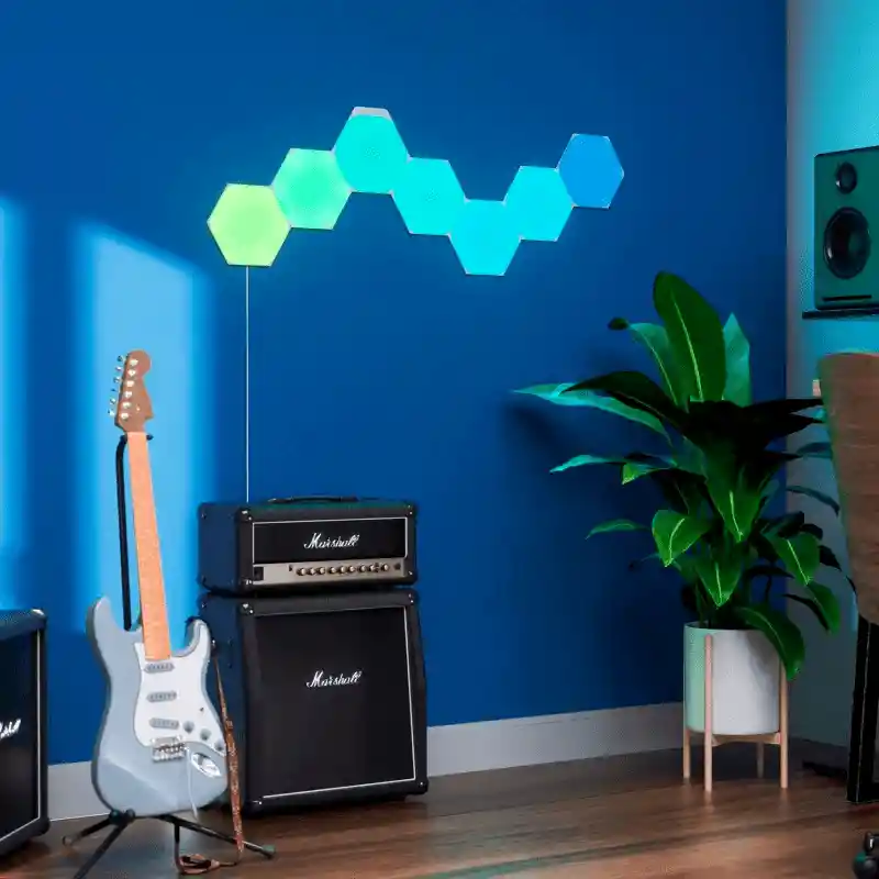 Panel Led Nanoleaf Shapes Smarter Kit (7 Hexagons)