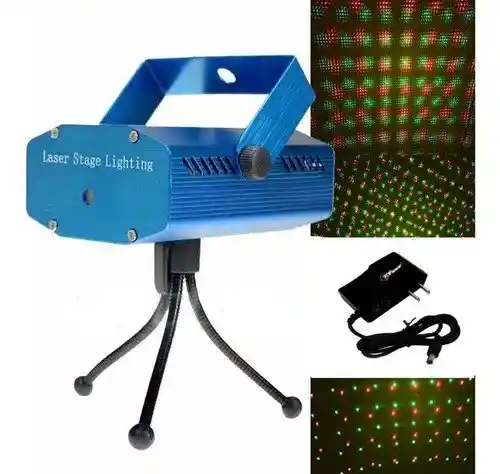 Proyector Puntos Luces Ritmica Navidad Fiestas