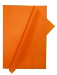 Papel Seda Naranja X 4 Unidades