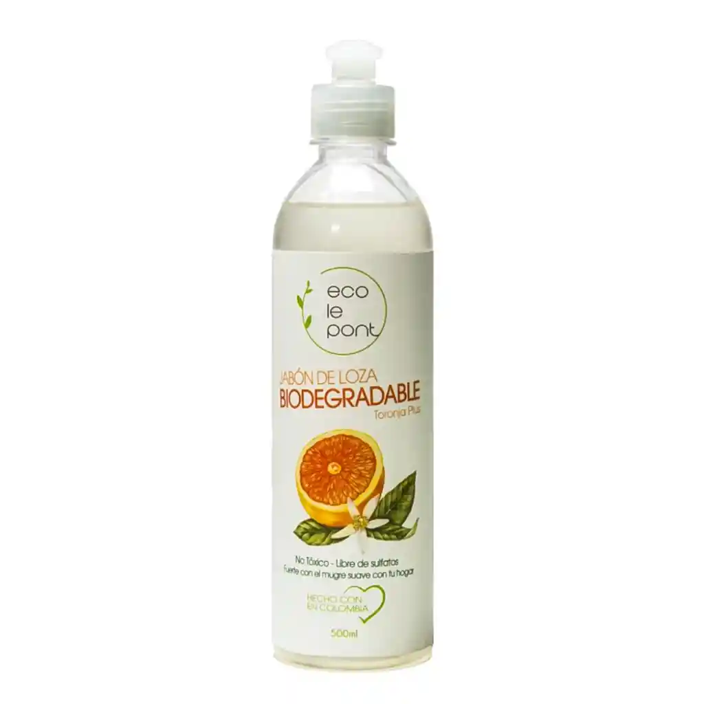 Eco le Pont Jabon De Loza Biodegradable Toronja Plusx 500 Ml