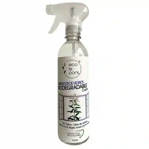 Eco le Pont Limpiador De Vidrios Biodegradable Cidronx 500 Ml