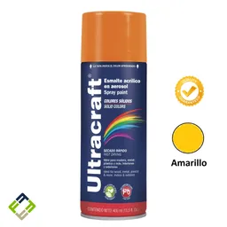 Pintura En Aerosol Amarillo Ultracraft 40040