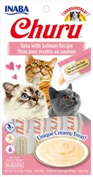 Churu Inaba Snacks Para Gato Atun Salmon X 4 Uni