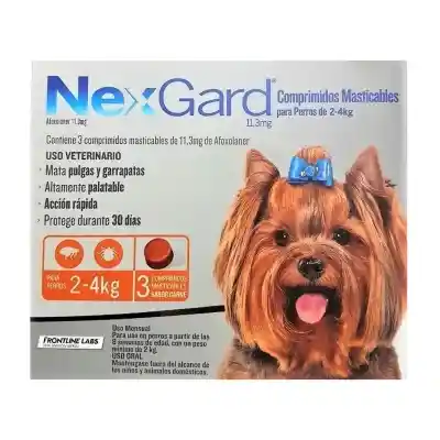 Nexgard Antipulgas Para Perros 2 A 4 Kg