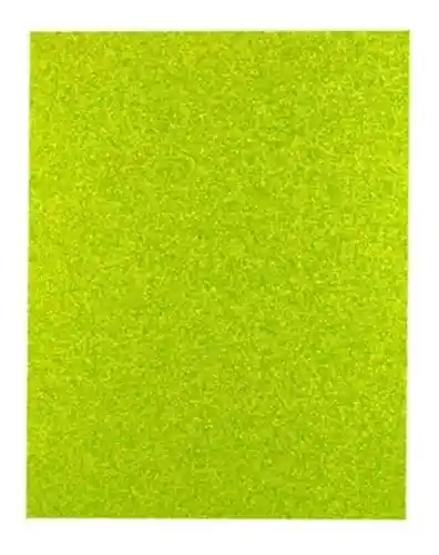 Foami Escarchado Verde Claro 1/8 X 1 Und