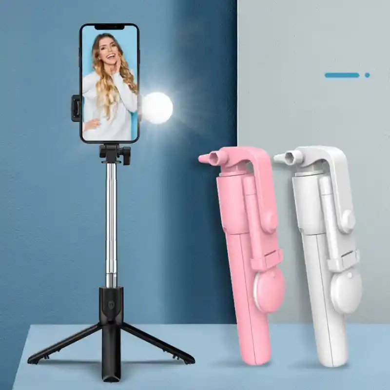 Selfie Stick Tripode Camara Celular Led Control