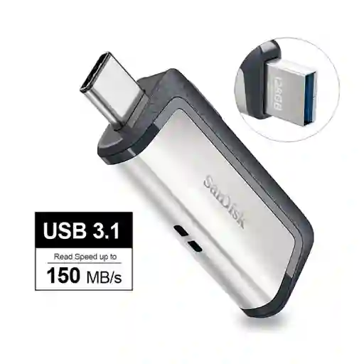 Memoria Usb 128 Gb 3.1 Dual Tipo C Original