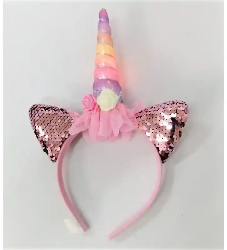 Diadema Unicornio Con Luz Disfraz Halloween