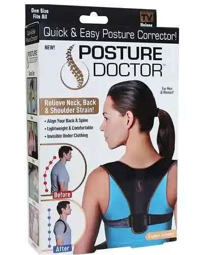 Corrector De Postura Rápido Y Fácil Ontel Posture Doctor