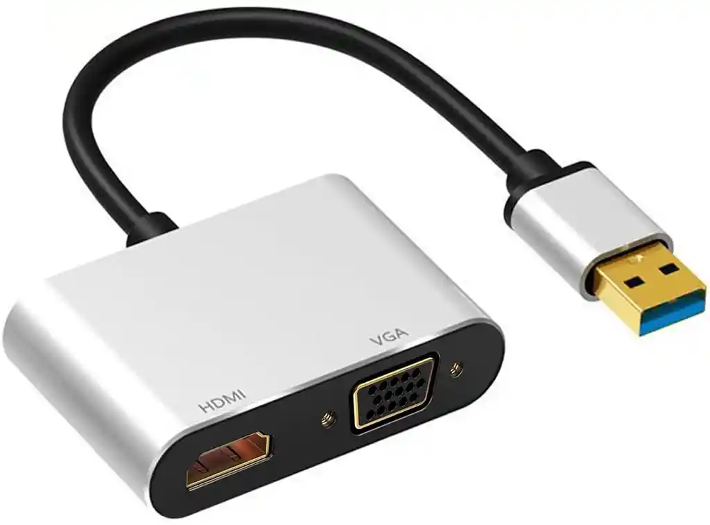 Tarjeta De Video Externa Usb 3.0 A Hdmi + Vga 1080p