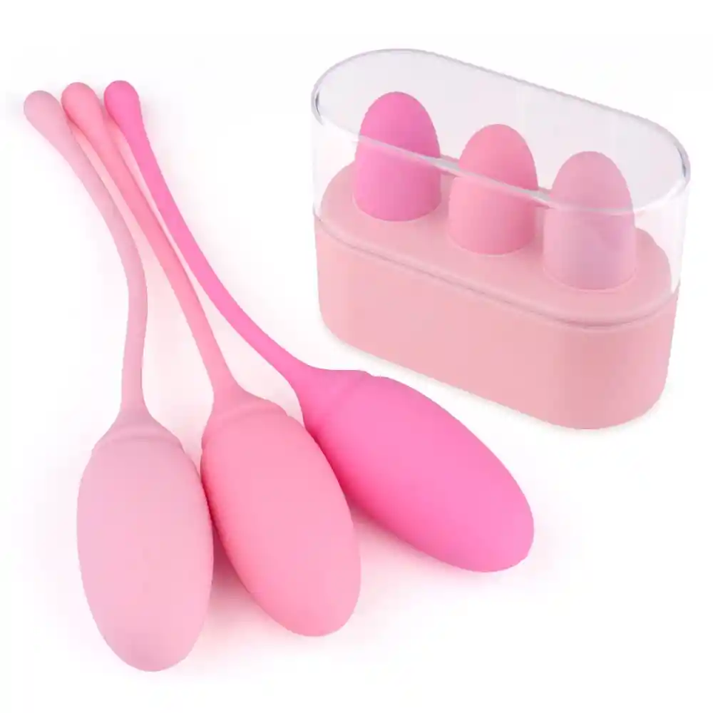 3 Bolas Kegel Rose - Con Diferentes Pesos.