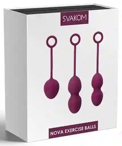 Kit 3 Bolas De Kegel Nova De Lujo Svakom