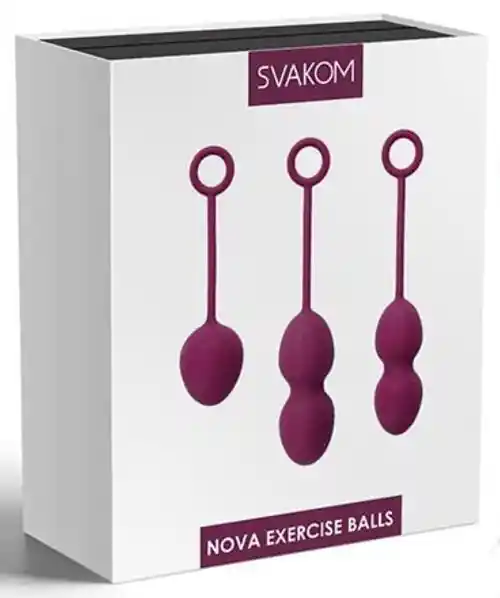 Kit 3 Bolas De Kegel Nova De Lujo Svakom