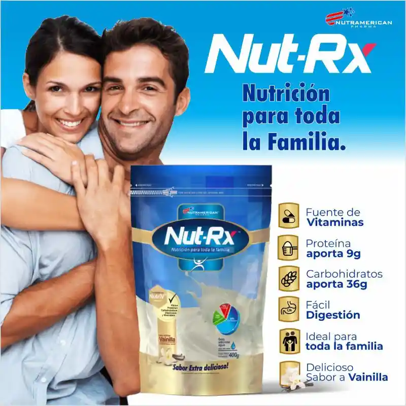 nutrx vainilla elitenut(400g) (Multivitaminico) nutreamerica