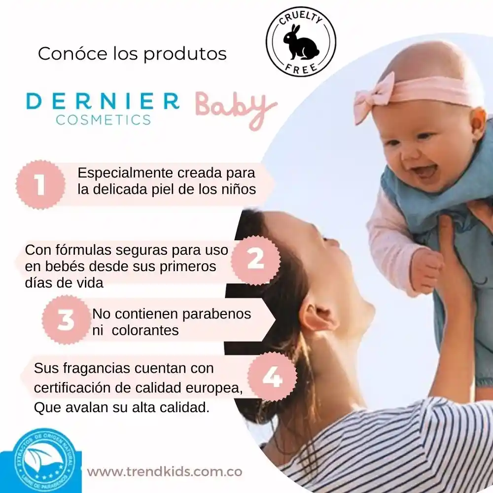 Colonia Para Bebé Dernier (200ml)