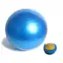 Balón Pilates 65 Cm Pelota Abdominal Yoga Terapia + Inflador - Azul