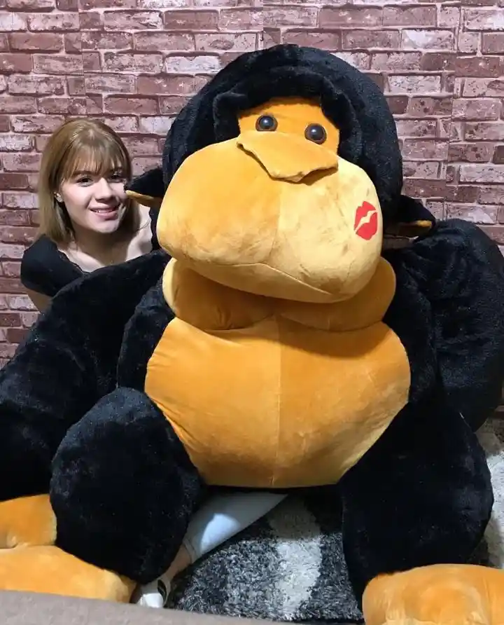 Gorilla Negro Extra Gigante Peluche