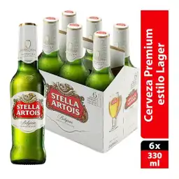 Cerveza Stella Artois Six Pack