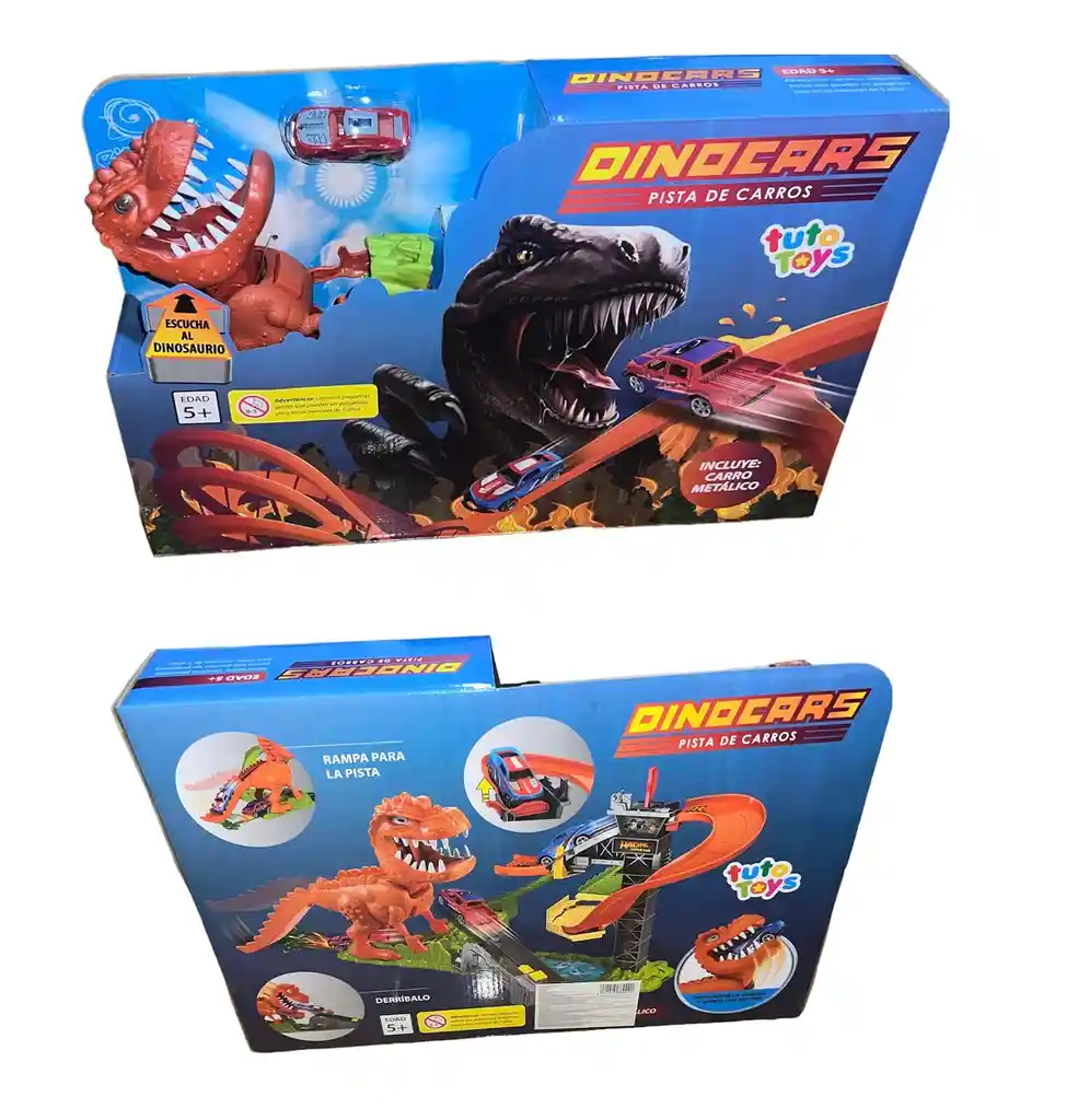 Pista Dinocars T Rex Veloz + 1 Carro