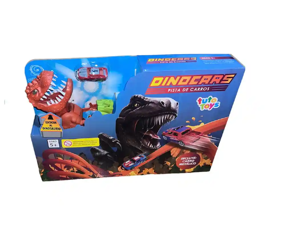 Pista Dinocars T Rex Veloz + 1 Carro