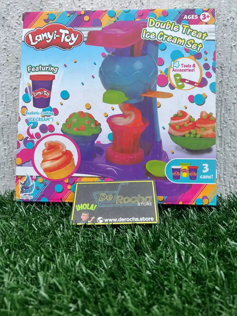 Fabrica Helados Plastilina Niños Ice Cream Infantil Juego Manual De Texturas