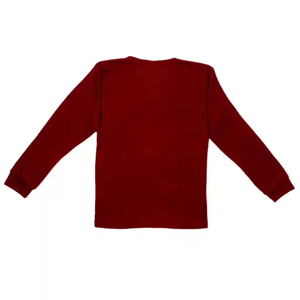 Camiseta Niño Colores Vino Tinto Talla 14