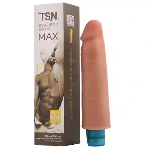 Vibrador Realistico 21 Cm. Tsn Max Ii - Beige