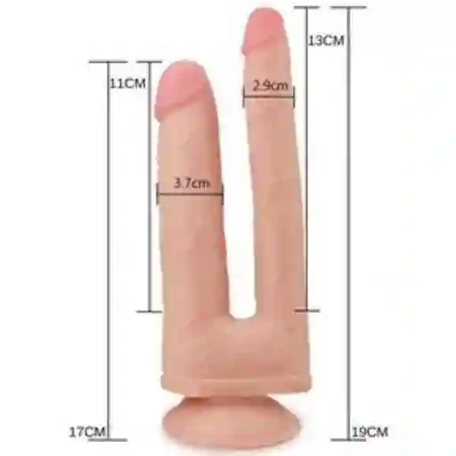 Dildo Doble Penetracion Vaginal Y Anal