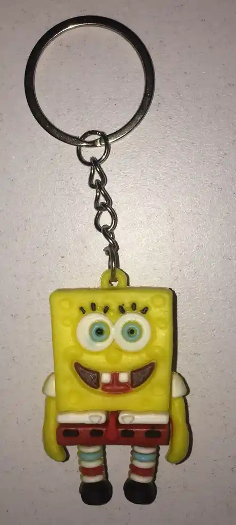 Llaveros Animados En Goma De Los Personajes De Bob Esponja