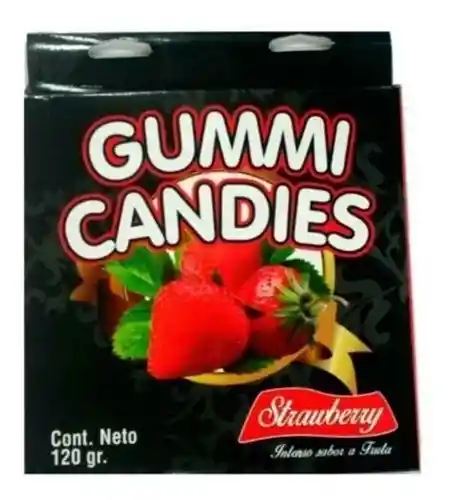 Pezoneras Y Pantis Comestibles Gummi Candies Sabor Fresa