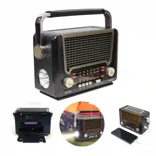 Radio Vintageparlante Retro Am/ Fm Potente Original