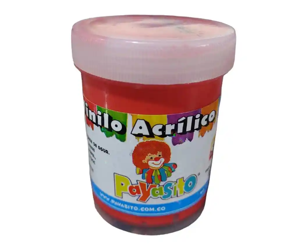 Vinilo Acrilico / Tempera Rojo 33 Gr X 1 Und