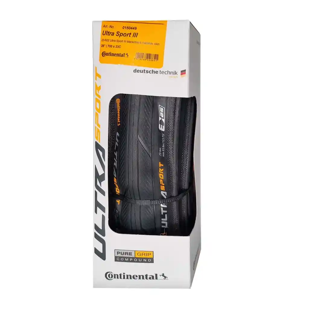 Llantas, Corazas Continental Ultrasport 3 Plegable 700x23c