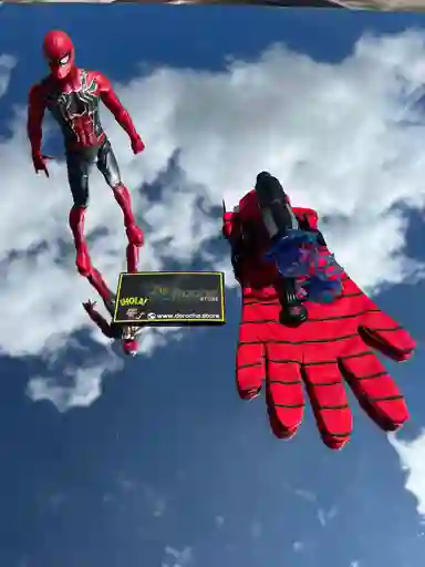 Juguete Guante Spiderman Figura Coleccionable Lanza Dardos