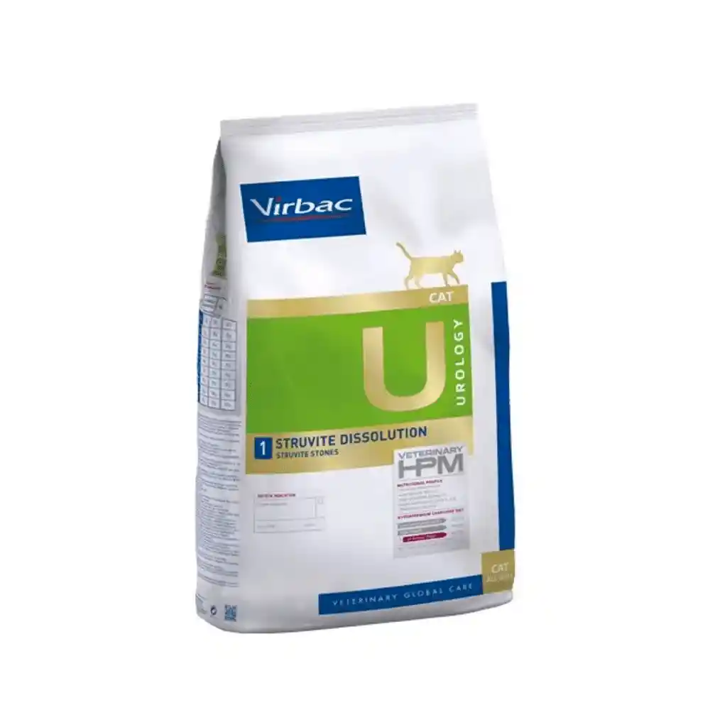 Virbac Hpm Cat 1 Urology Struvite 1 X 1.5 Kg