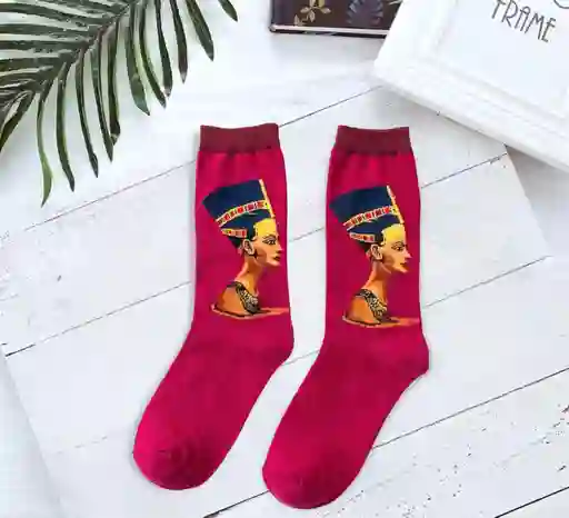 Medias Largas Obras De Arte Faraón Egipto Nefertiti