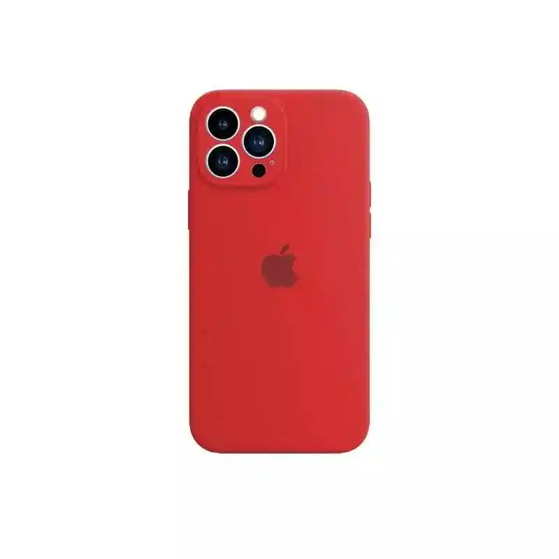 Silicon Case Iphone 13 Pro Rojo