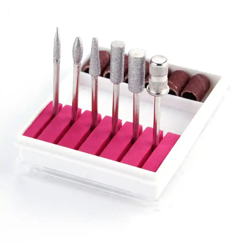 Set De 6 Brocas / Repuestos Para Drill Pulidor De Uñas