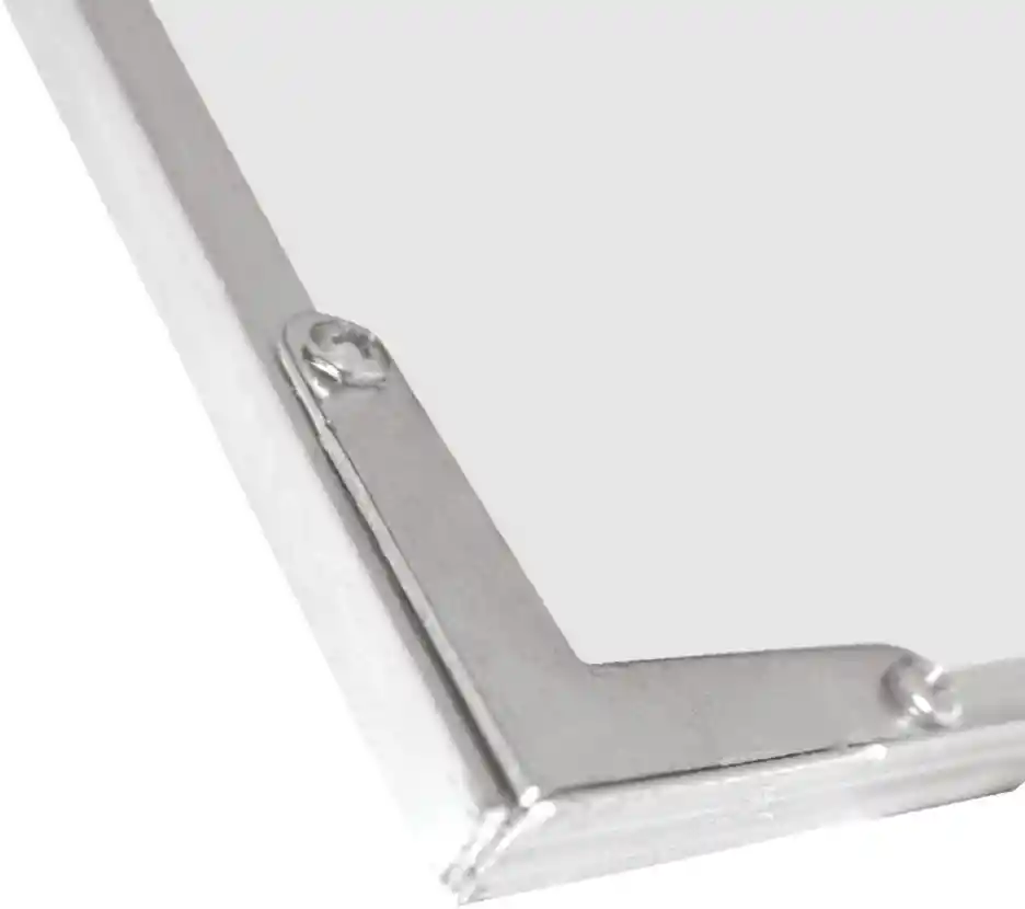 Tablero Borrable Acrílico 60x40 Cm Blanco + Accesorios Marco En Aluminio