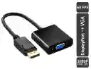 Displayport A Vga Hembra Convertidor Pc Cable Adaptador Display Port A Vga Full Hd