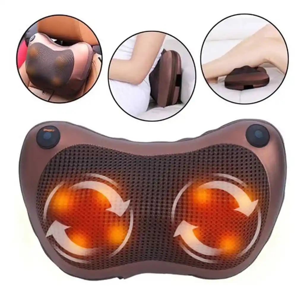 Almohada Masajeador Cuello Cervical Cojin Infrarojo